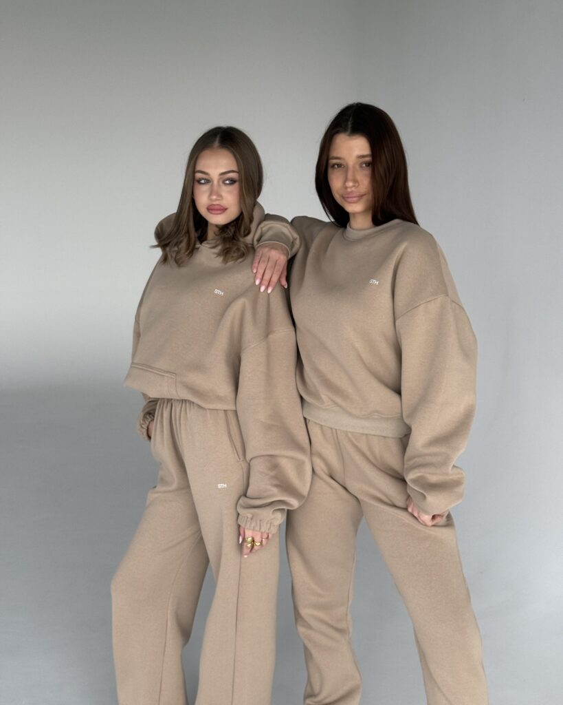 Hoodie NOELE ALMOND BEIGE