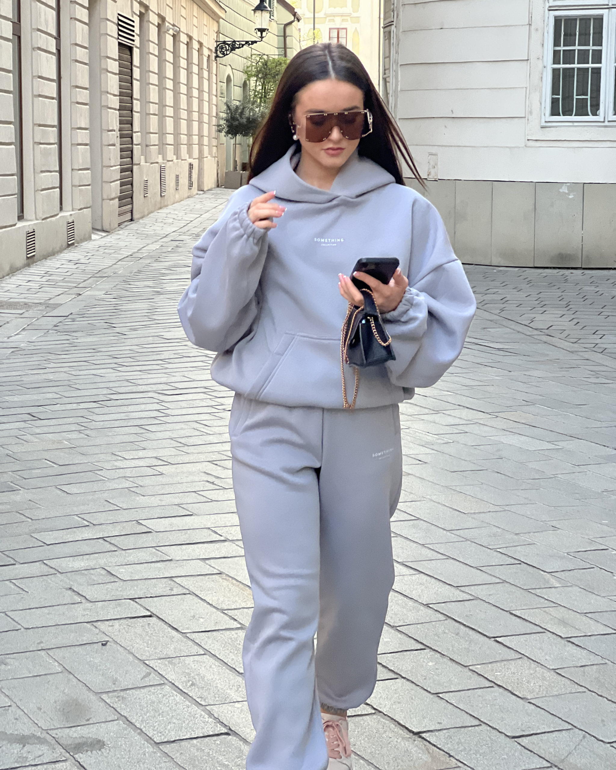 Maxi Hoodie Silver