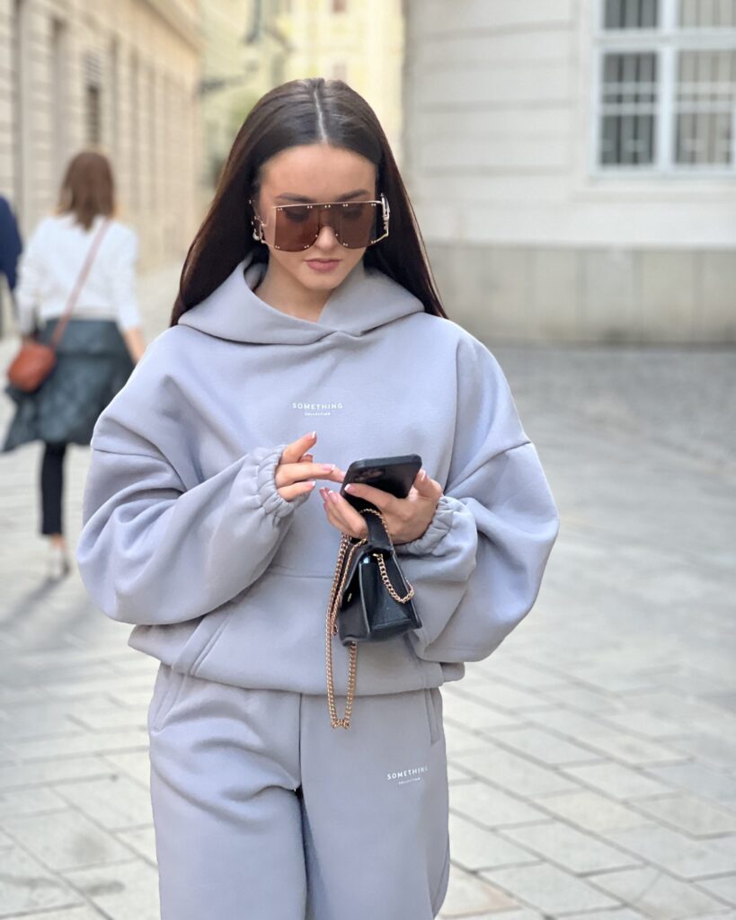 Maxi Hoodie Silver