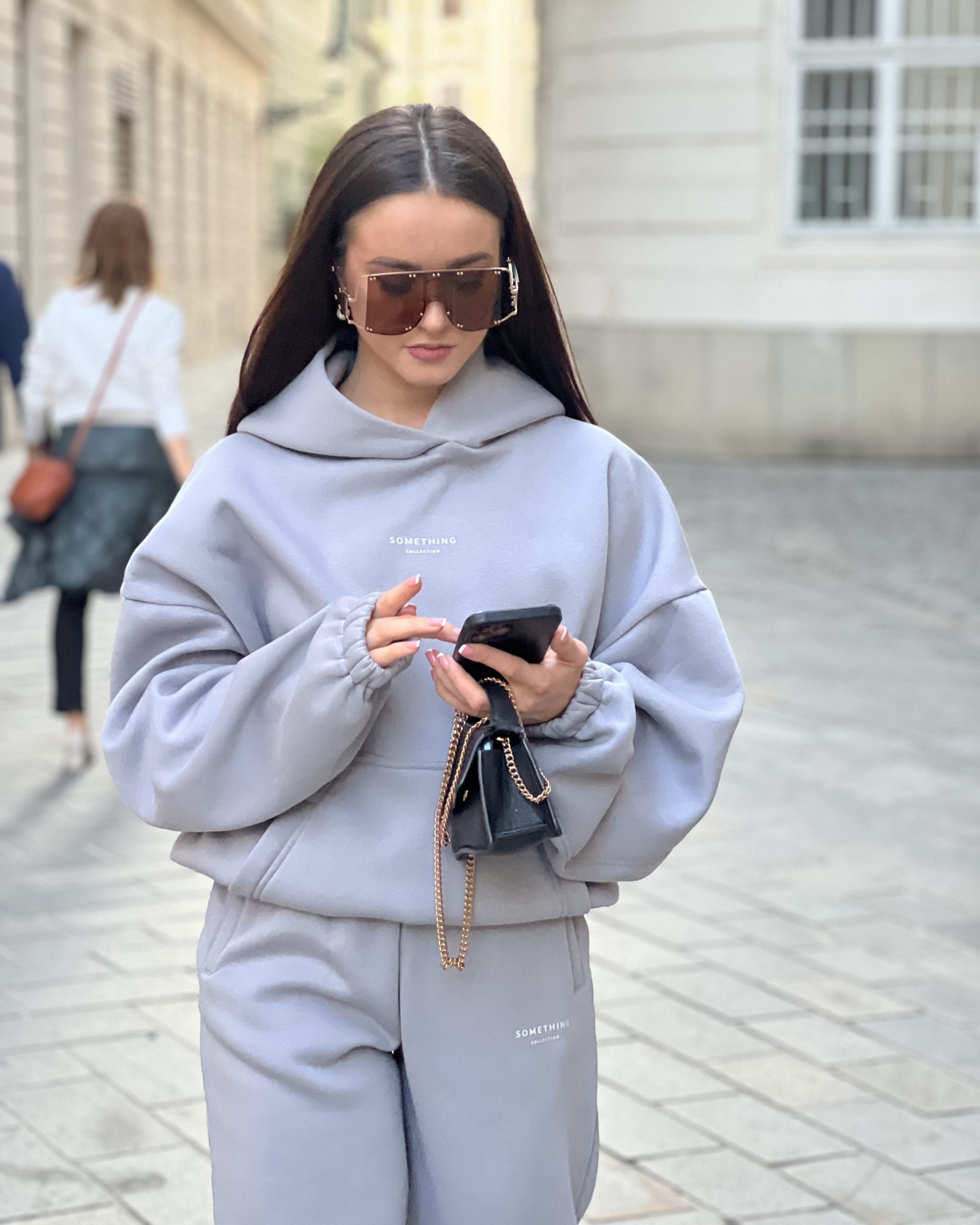 Maxi Hoodie Silver