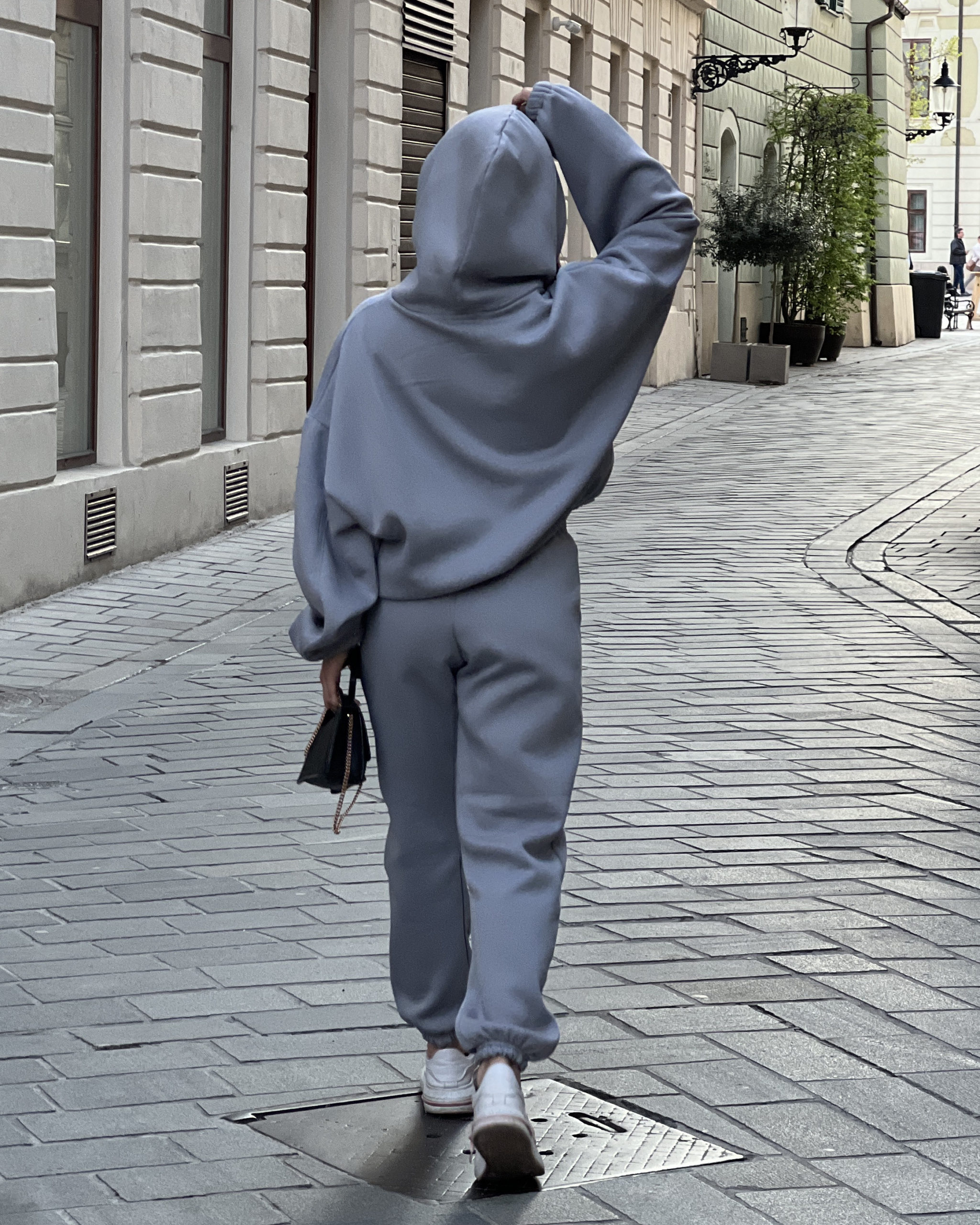 Maxi Hoodie Silver