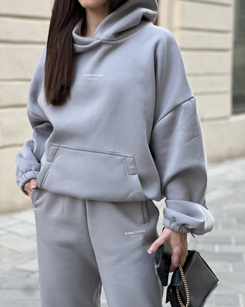 Maxi Hoodie Silver