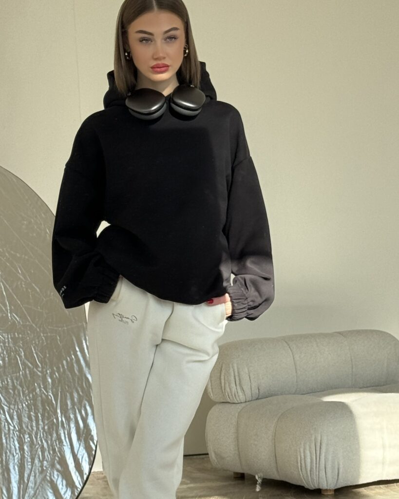 Hoodie ALLYSE BLACK