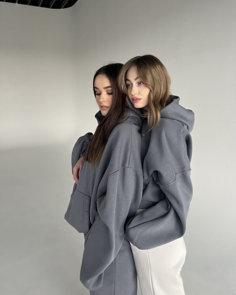 Hoodie ALY DARK GREY