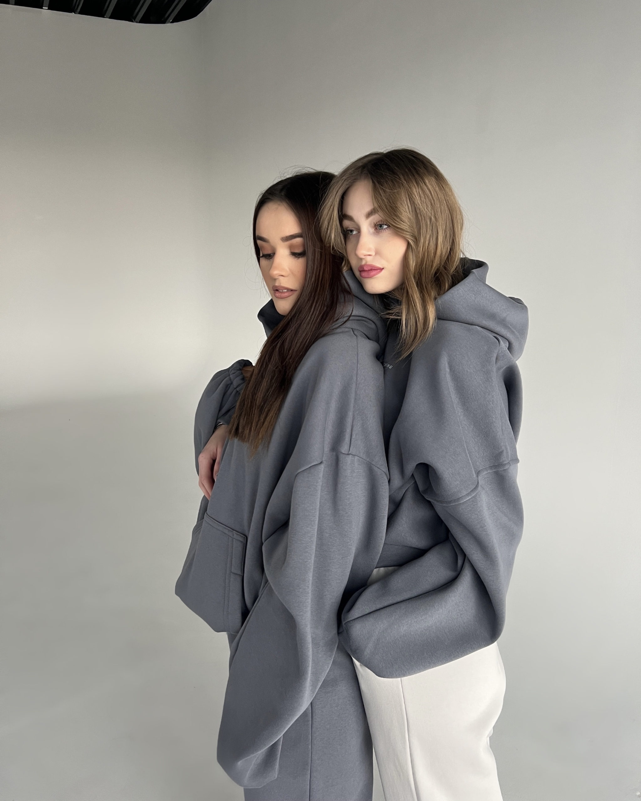 Hoodie ALY DARK GREY
