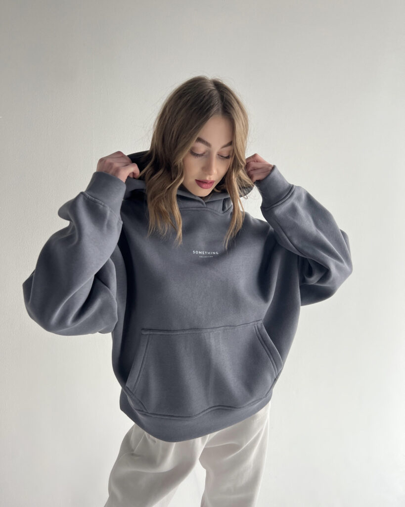 Hoodie ALY DARK GREY