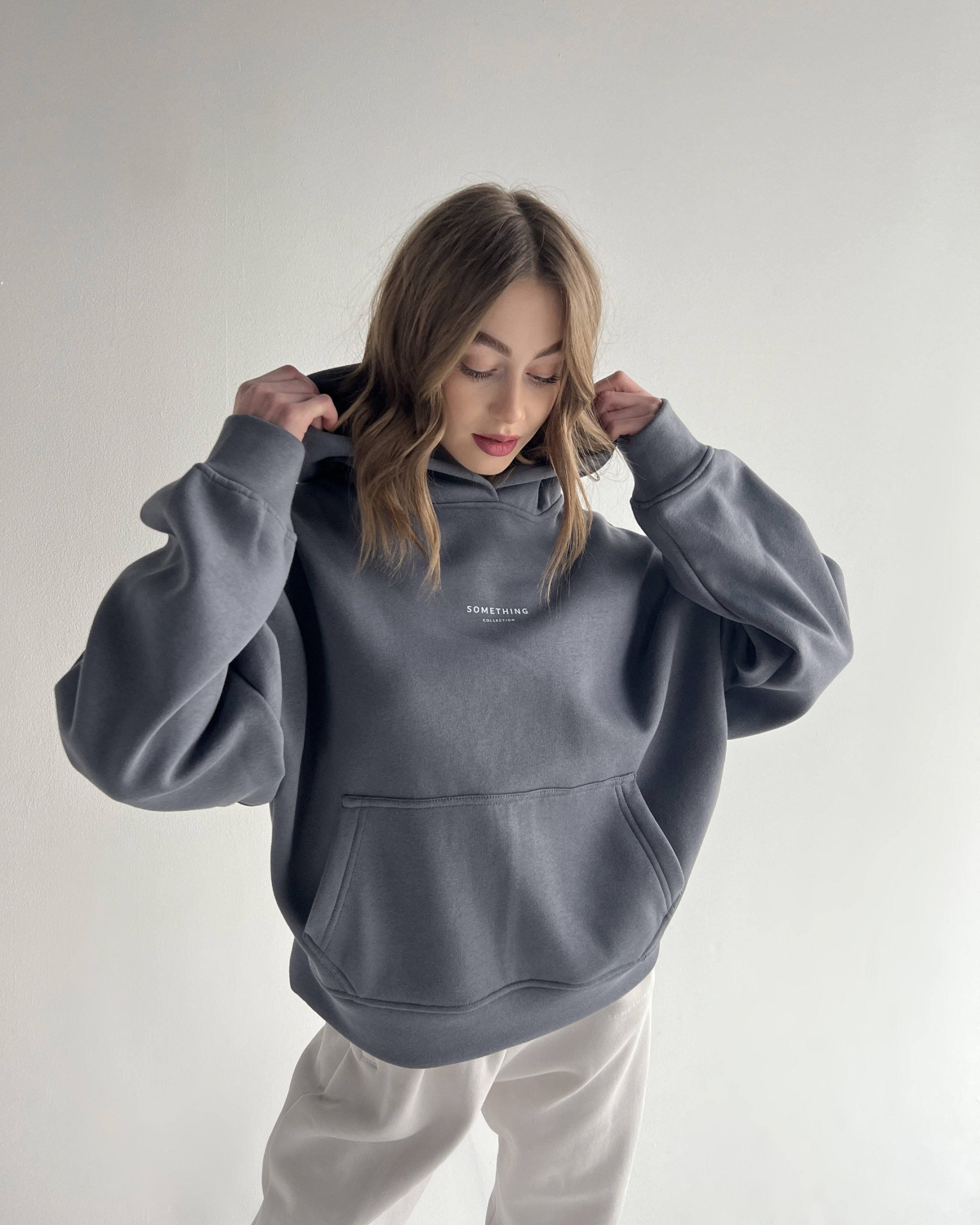 Hoodie ALY DARK GREY
