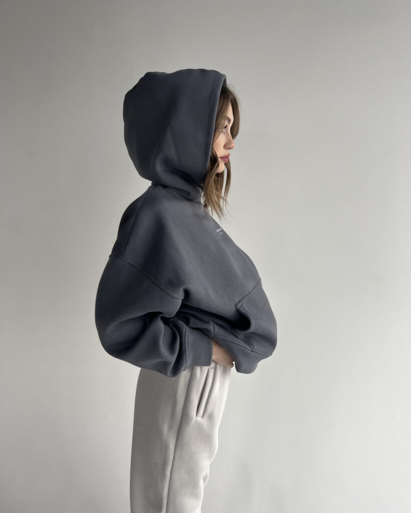 Hoodie ALY DARK GREY