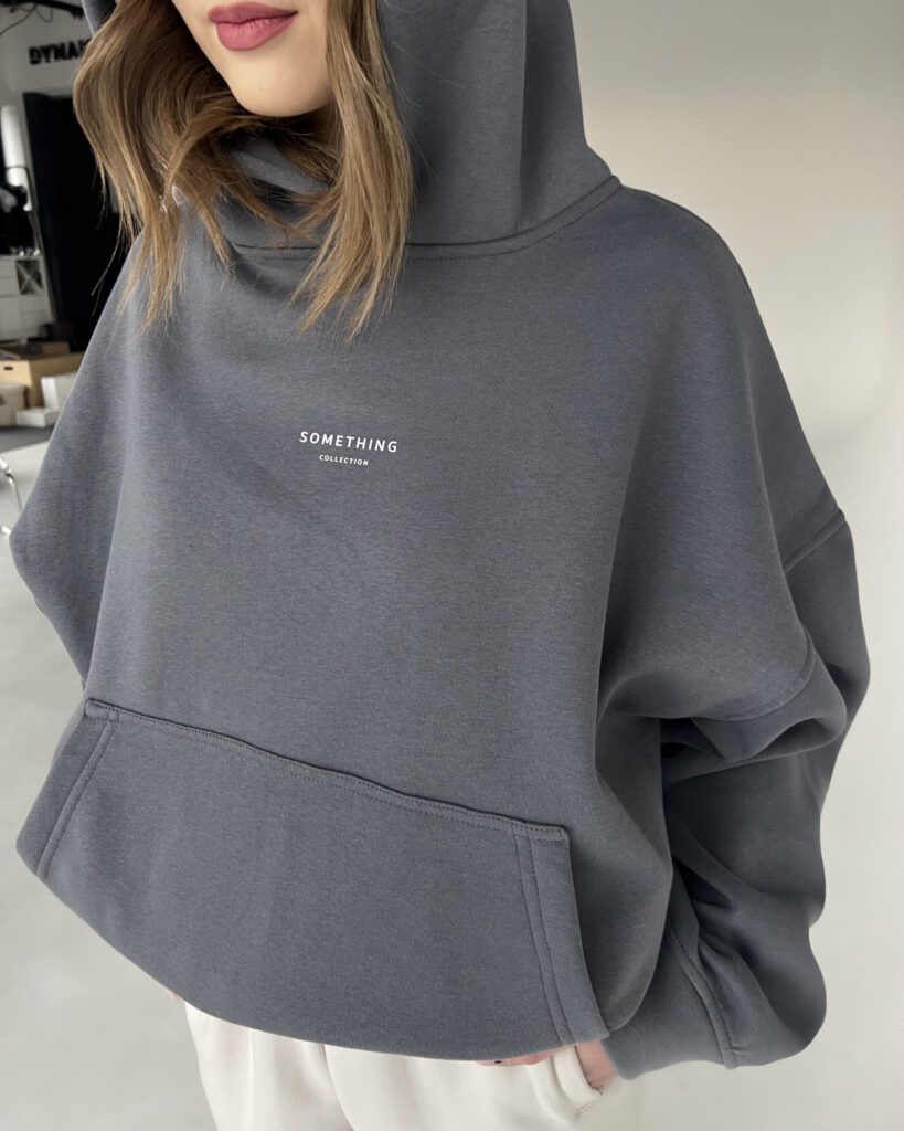 Hoodie ALY DARK GREY