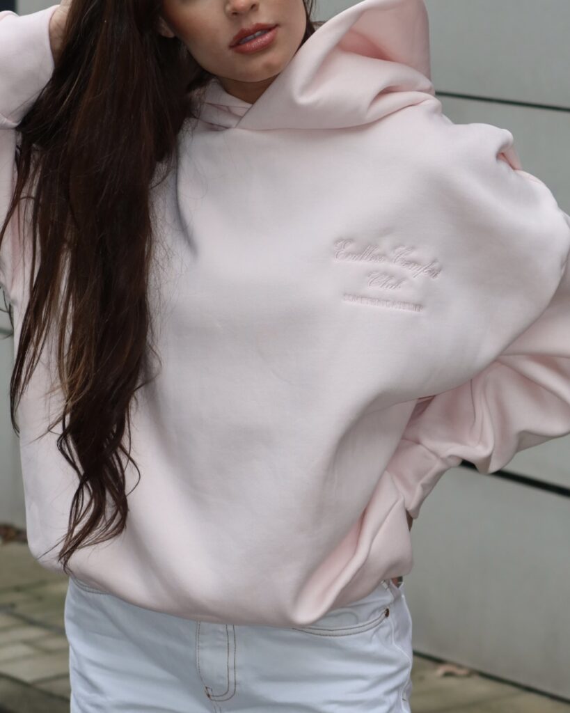 Mikina "The Hoodie of Endless Comfort" BABY PINK