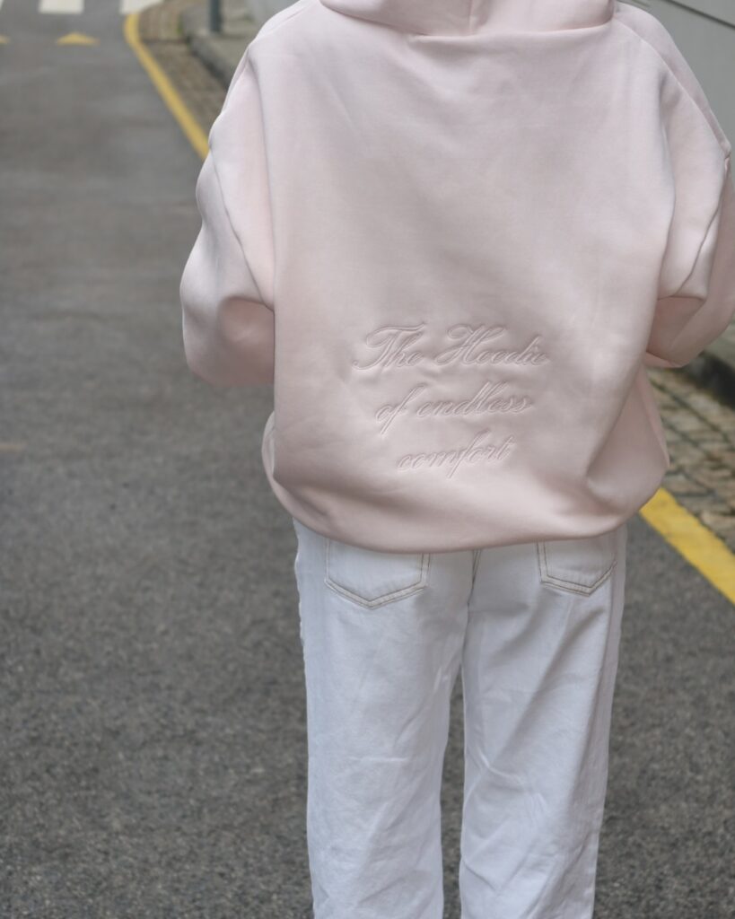 Mikina "The Hoodie of Endless Comfort" BABY PINK