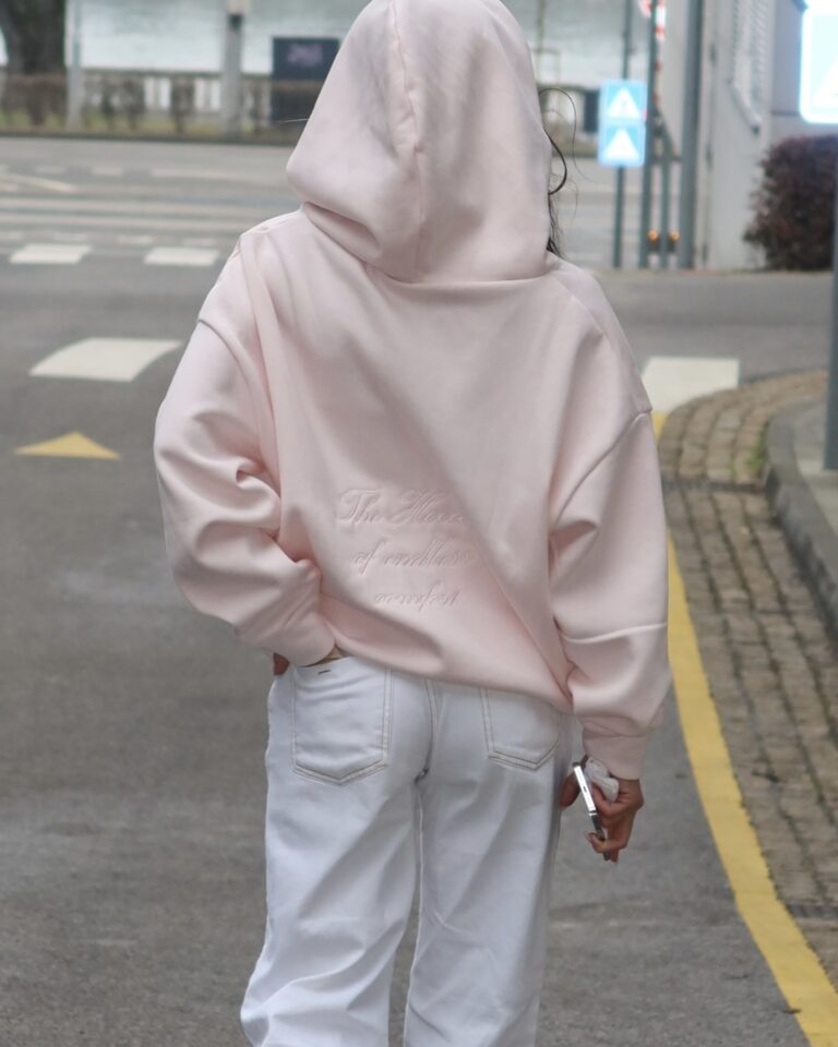 Mikina "The Hoodie of Endless Comfort" BABY PINK