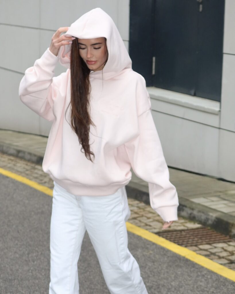 Mikina "The Hoodie of Endless Comfort" BABY PINK